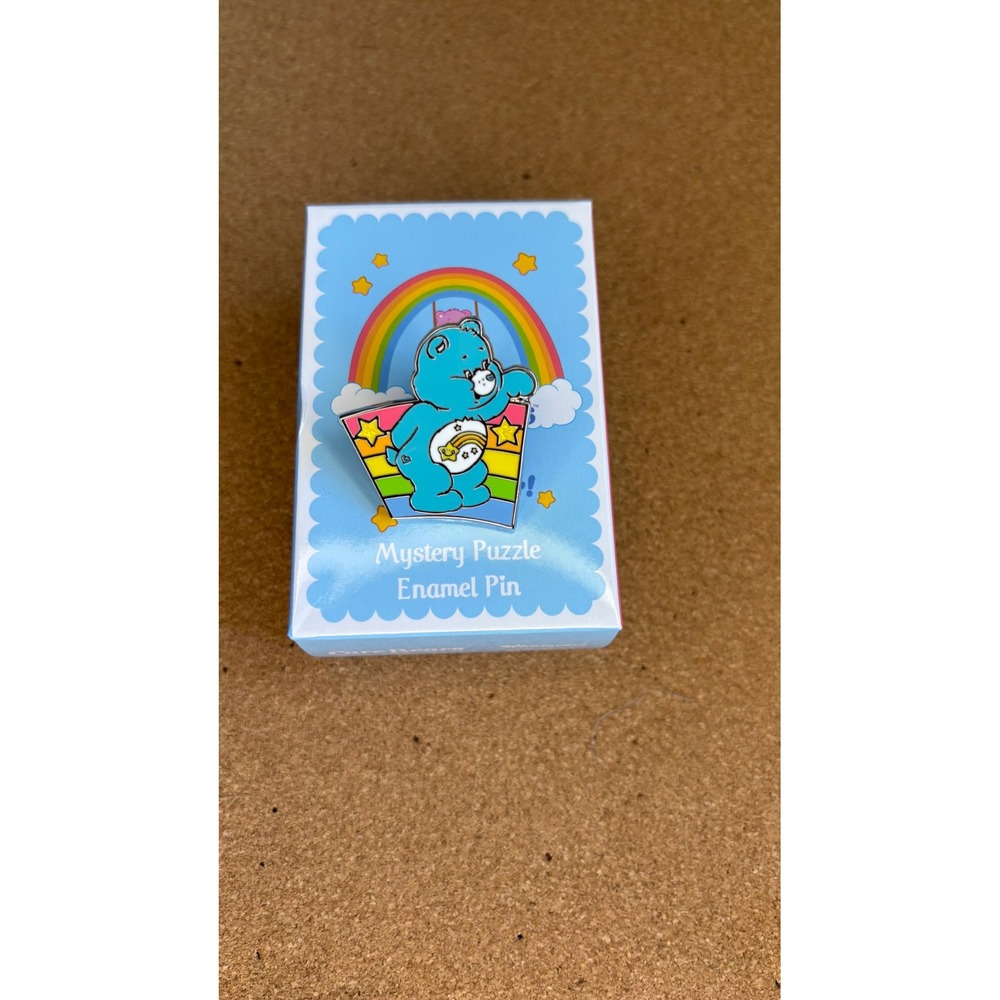 Whatever! Makes You Happy x Care Bears Rainbow Puzzle Pin - Cheer Bear